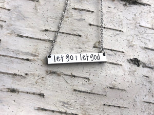 Motivational Bar Necklace from Compass North