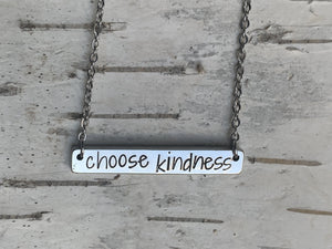 Motivational Bar Necklace from Compass North