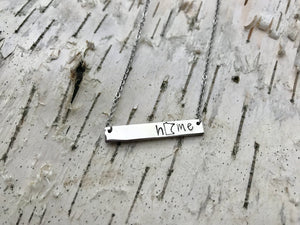 Motivational Bar Necklace from Compass North