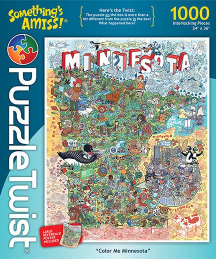 COLOR ME MINNESOTA PUZZLE