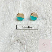 Load image into Gallery viewer, Wood and Resin Earrings - The Argyle Moose
