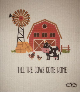 Till The Cows Come Home - Swedish Dishclothh - The Argyle Moose