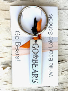 Go Bears Metal Key chain from Compass North