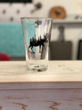 Load image into Gallery viewer, Moose in the Trees Pint Glass

