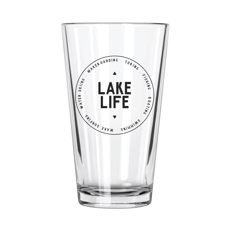Lake Life: Badge Pint Glass - The Argyle Moose