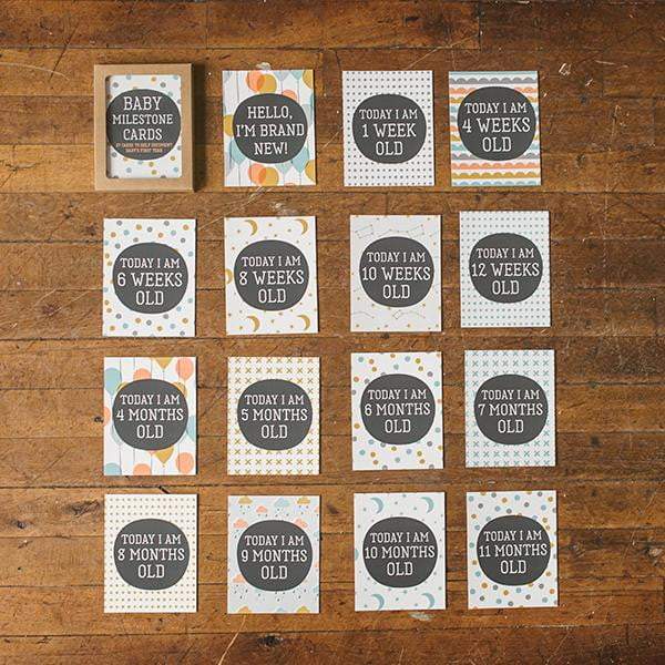 Baby Photo Milestone Cards - The Argyle Moose