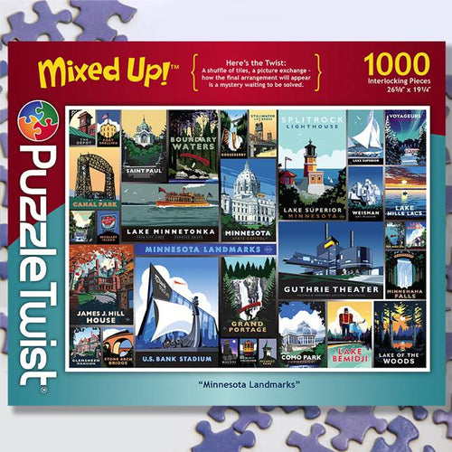 MINNESOTA LANDMARKS PUZZLE - The Argyle Moose
