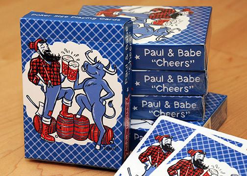 PAUL AND BABE POKER CARDS - The Argyle Moose