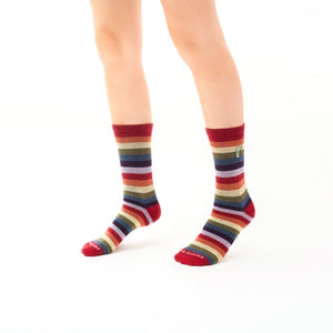 Rainbow Crew Socks from Hippy Feet