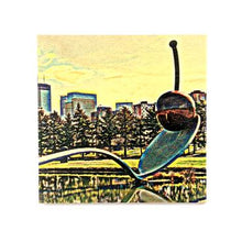 Load image into Gallery viewer, Lucid Wood Coaster - The Argyle Moose
