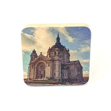 Load image into Gallery viewer, Lucid Wood Coaster - The Argyle Moose

