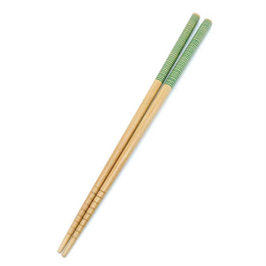 Green Bamboo Chopsticks - Set of 2