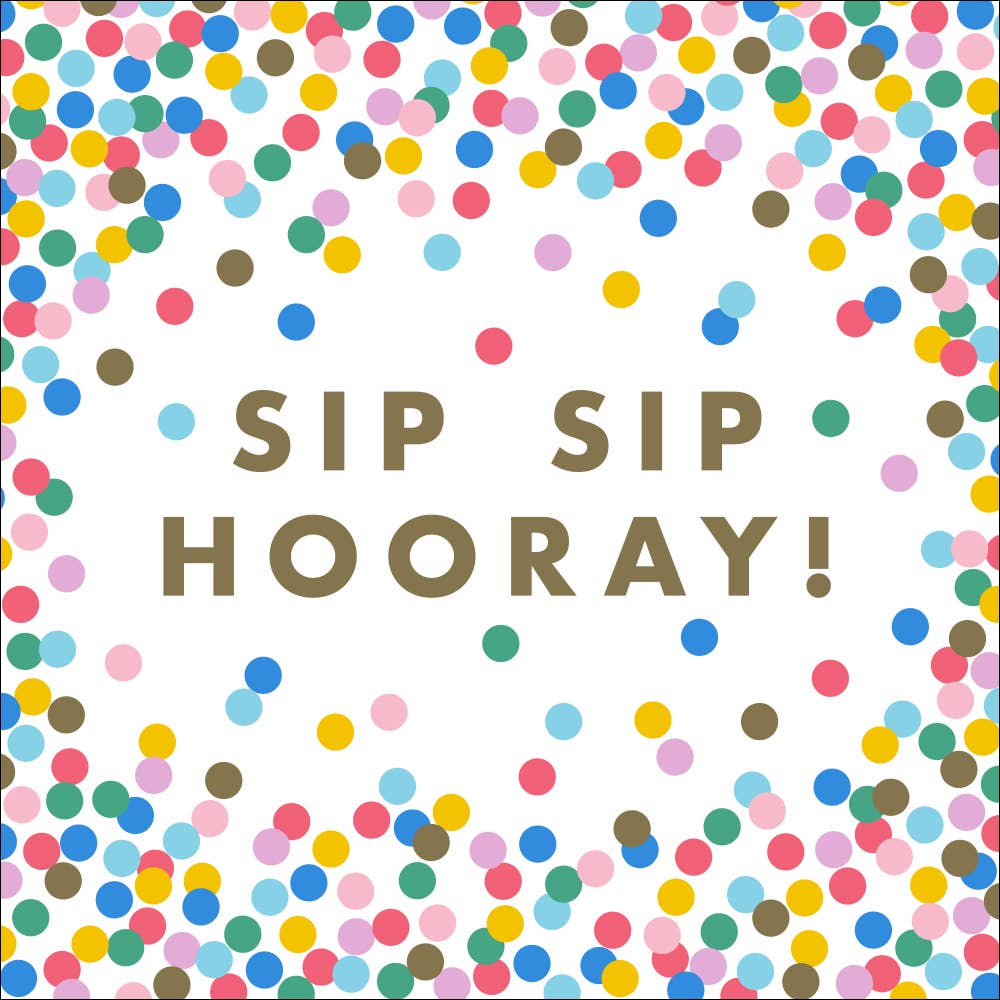Cocktail Napkins | Sip Sip Hooray - 20ct