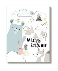 Doodle bird Baby Cards - The Argyle Moose