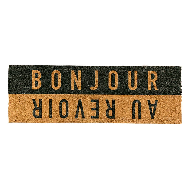 Door Mat - Bonjour AuRevior