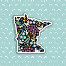 Load image into Gallery viewer, Minnesota Floral State Sticker
