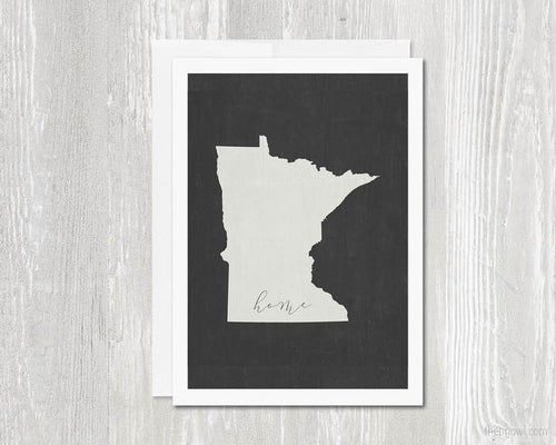 MINNESOTA HOME GREETING CARD - The Argyle Moose