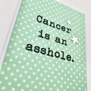 CANCER IS AN ASSHOLE CARD - The Argyle Moose