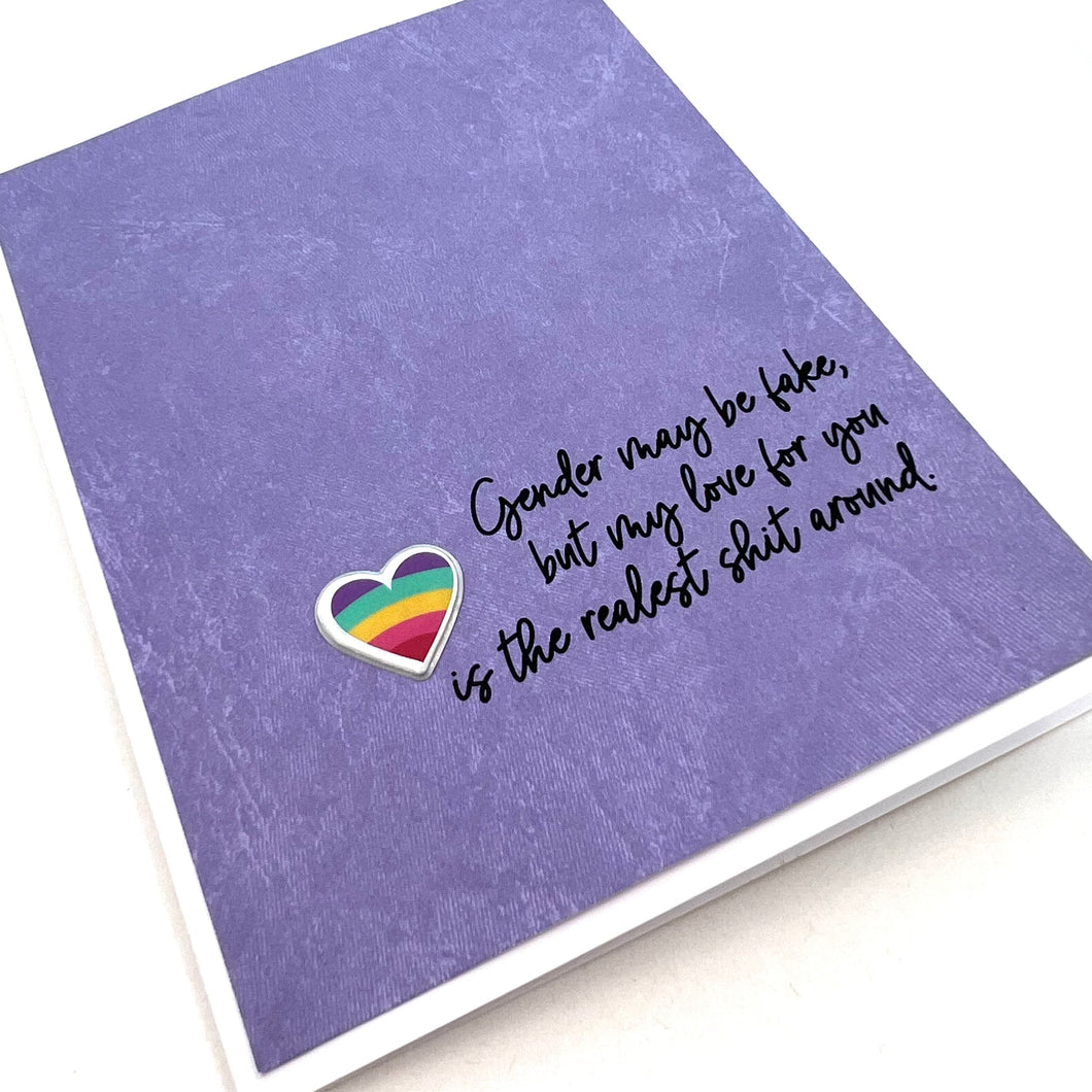 GENDER MAY BE FAKE CARD